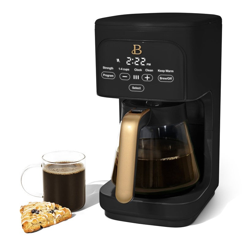 12 Cup Programmable Coffee Maker, Black Sesame by Drew Barrymore9
