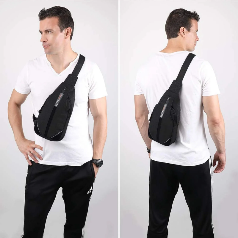 Unisex anti Theft Travel Hiking Walking Sling Cross Body Shoulder Chest Bag4