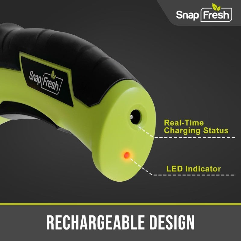 Cordless Electric Scissors - Mini Cutter for Cardboard, Carpet & More (Green)7