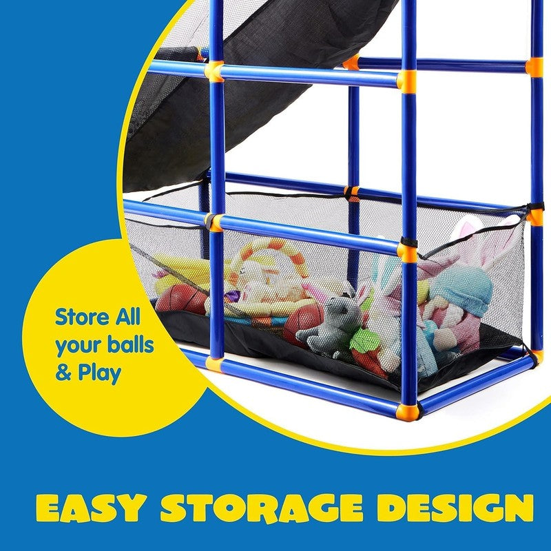 Kids Arcade Basketball Game Set Hoop 4 Balls Pump Indoor Outdoor Sports5