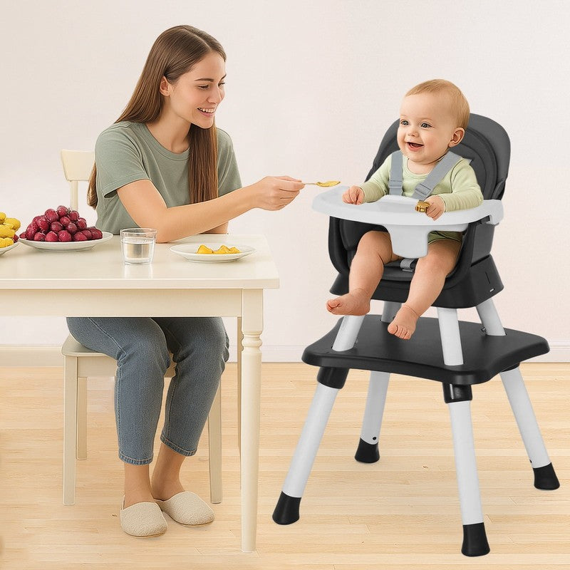 8 in 1 Baby High Chair, Toddler Dining Booster Seat for Eating, Grey1