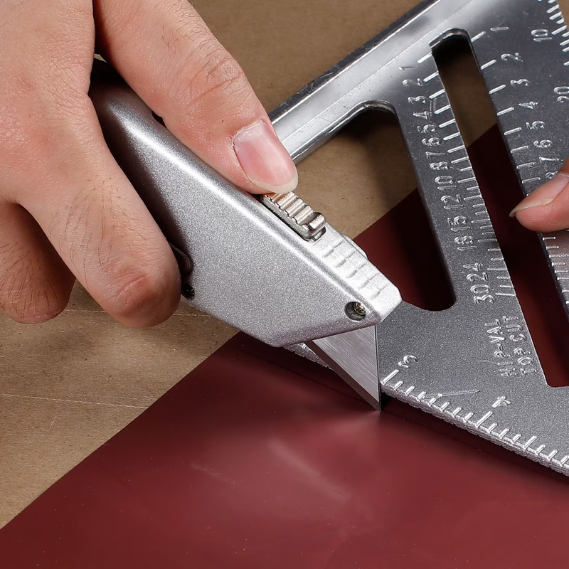 Retractable Utility Knife and Self Retracting Safety Box Cutter 2 In 1 with 27