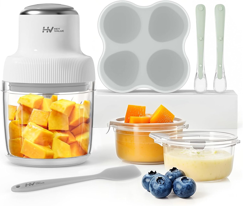 13-in-1 Baby Food Maker Processor Blender with Containers Utensils 20oz Gray7