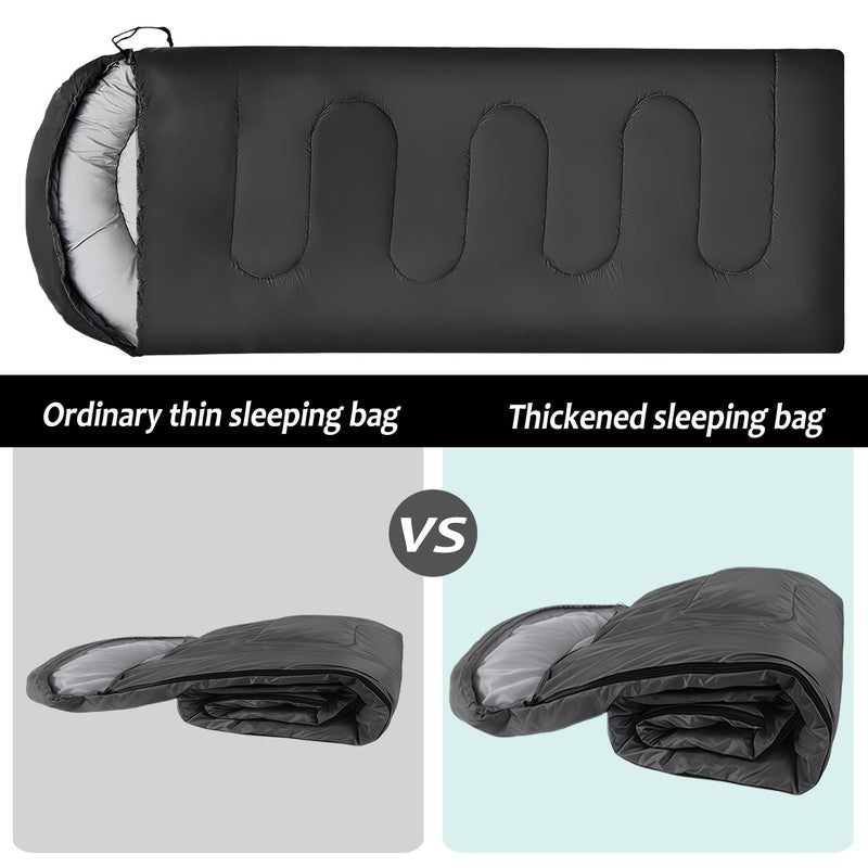 Cold Weather Sleeping Bag for Adults, 5°F-32°F, Lightweight, Waterproof with Hea5