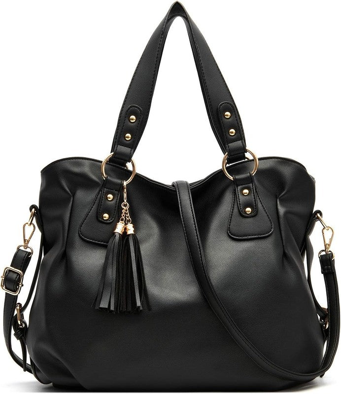 Women Fashion Handbag Set 4PCS Shoulder Bag Satchel Hobo Tote Purse6