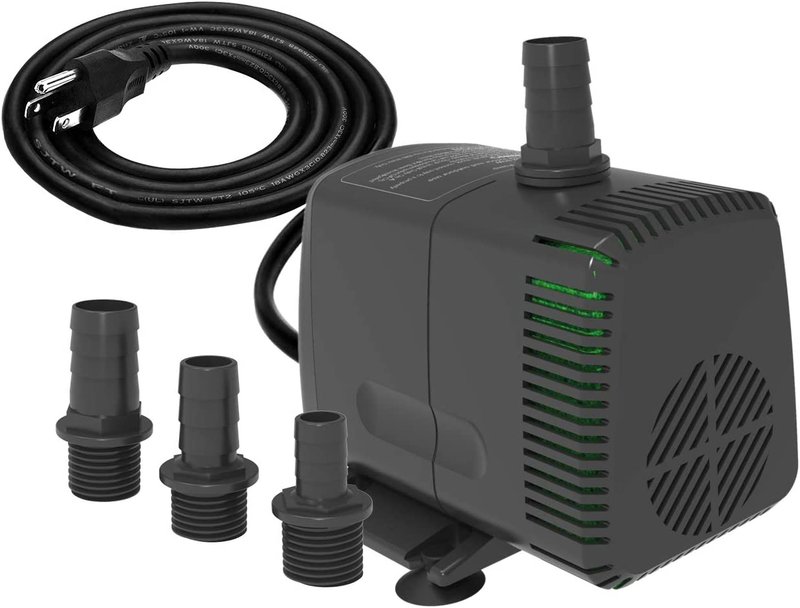 Whisper Quiet 880GPH Submersible Pump with Overheat Protection for Aquariums8