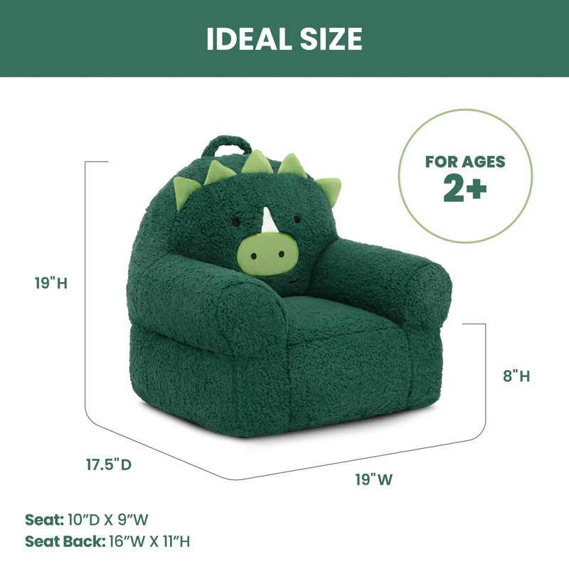Dinosaur Cozee Buddy Chair, Green6