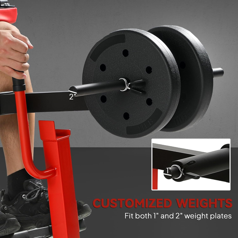 Seated Calf Raise Machine Adjustable Leg Extension for Home Gym Training5