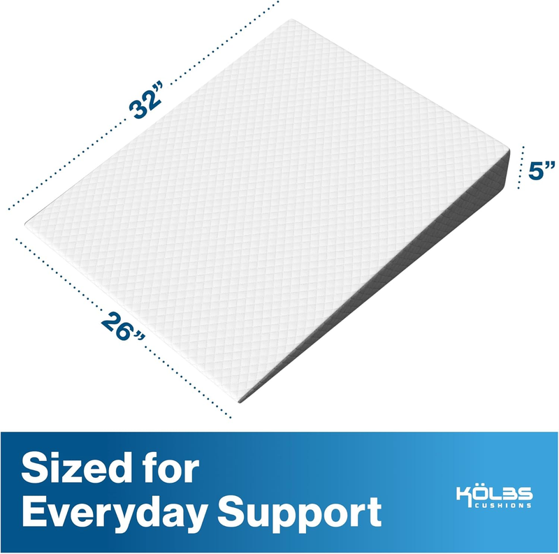 Bed Wedge Pillow for Sleep Apnea, FSA Eligible Acid Reflux, and Back Pain Relief2