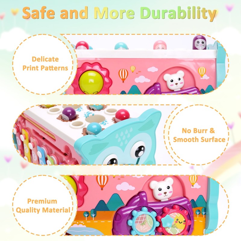 Montessori Learning Toys 8 in 1 Baby Sensory Toys Toddler Educational Gifts for 2