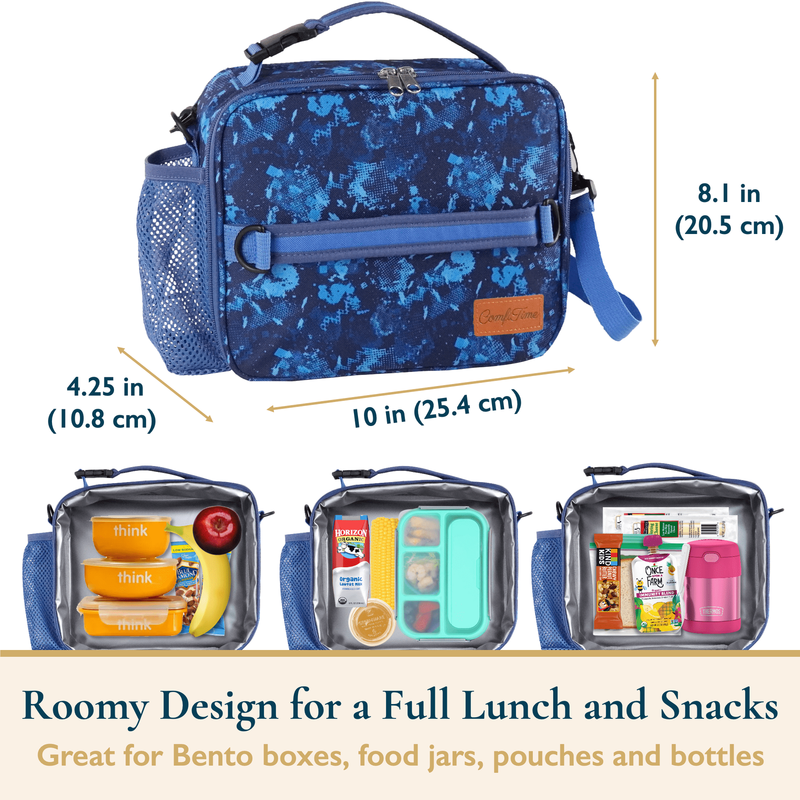 Lunch Bag for Kids – Insulated Lunch Box for Girls and Boys, Cute Reusable Coole5