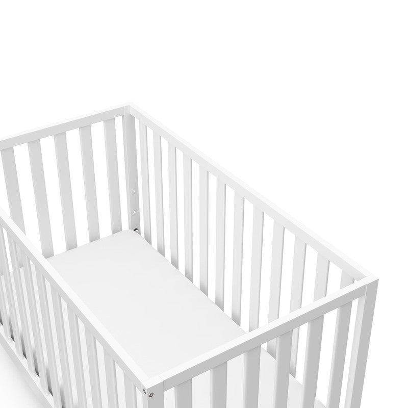 Sunset 5-In-1 Convertible Baby Crib, White3