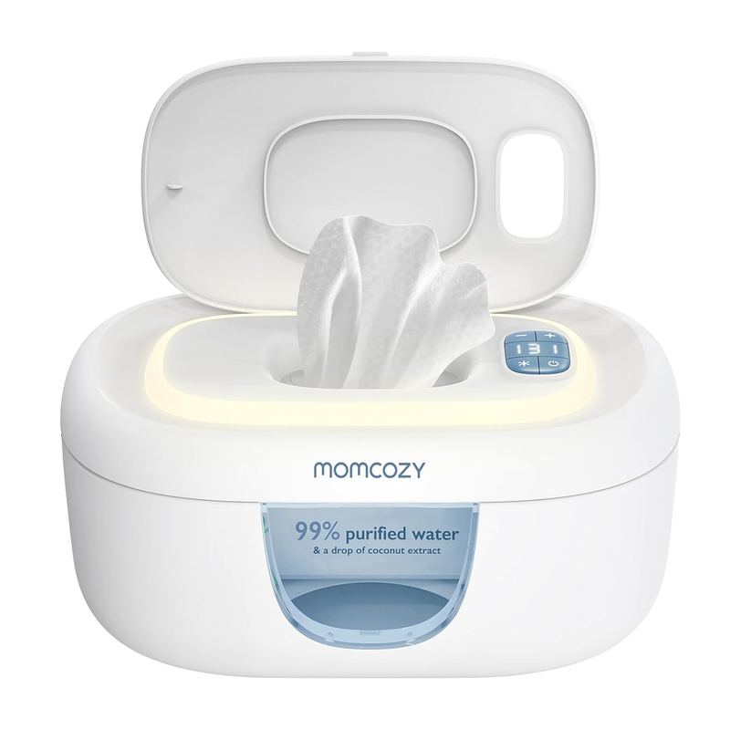 Baby Wipe Warmer 4 Temp Modes Fast Heating Night Light Blue9