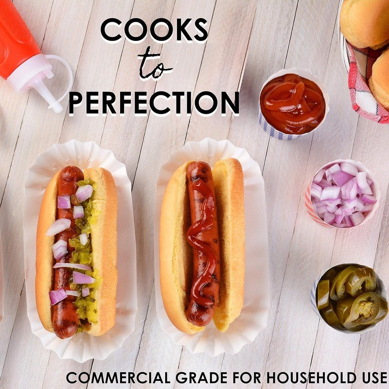 Hot Dog Roller Grill Cooker Machine 6 Dog Capacity Sausage Maker7