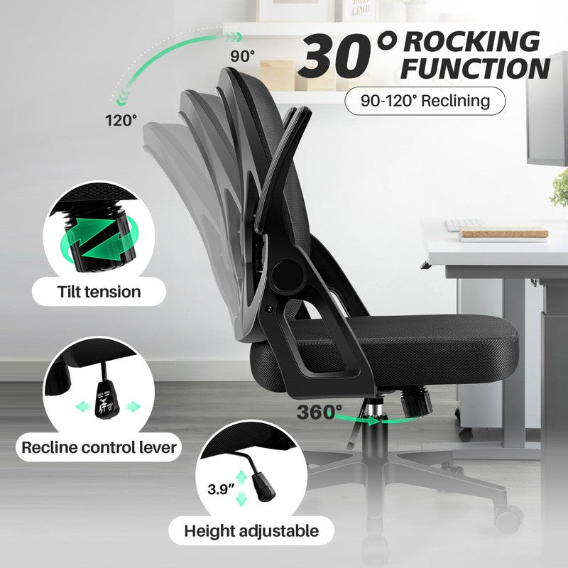 Office Chair, 300LBS Ergonomic Desk Chair with Adjustable Lumbar Support, Mesh C4