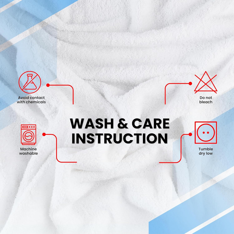 Luxury 100% Cotton Towel Set – 8 Piece Bathroom Towel Set (2 Bath Towels, 2 Hand5