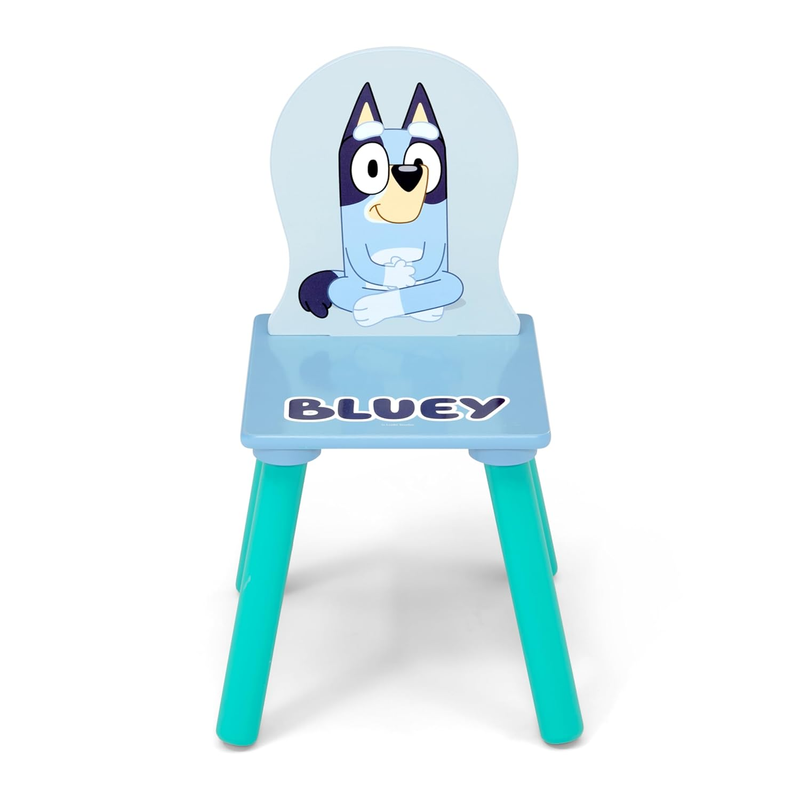Bluey 3 Piece Toddler Playroom Set – Includes Table, Chair and Toy Box, Blue10