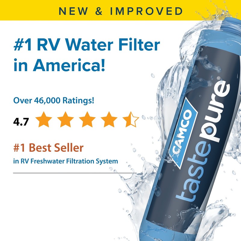 Tastepure RV Water Filter, 6-Step Water Filtration - 2-Pack, Blue (40045)1