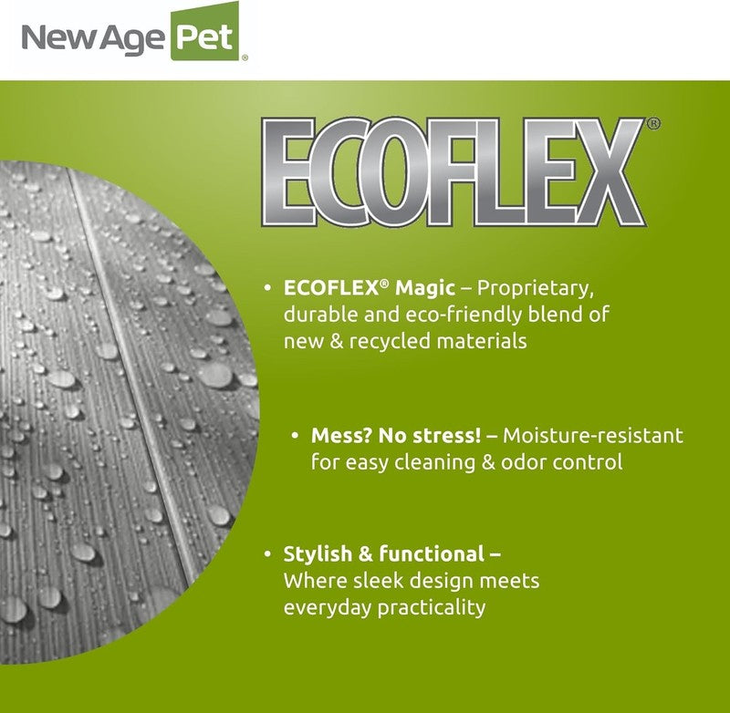 ECOFLEX 24" Small Reptile Habitat Glass Front Terrarium Maple/Grey Mesh Top2