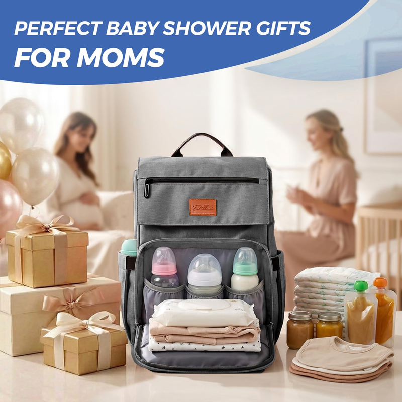 Baby Diaper Backpack Waterproof Travel Bag w/ Changing Pad for Boys Girls1