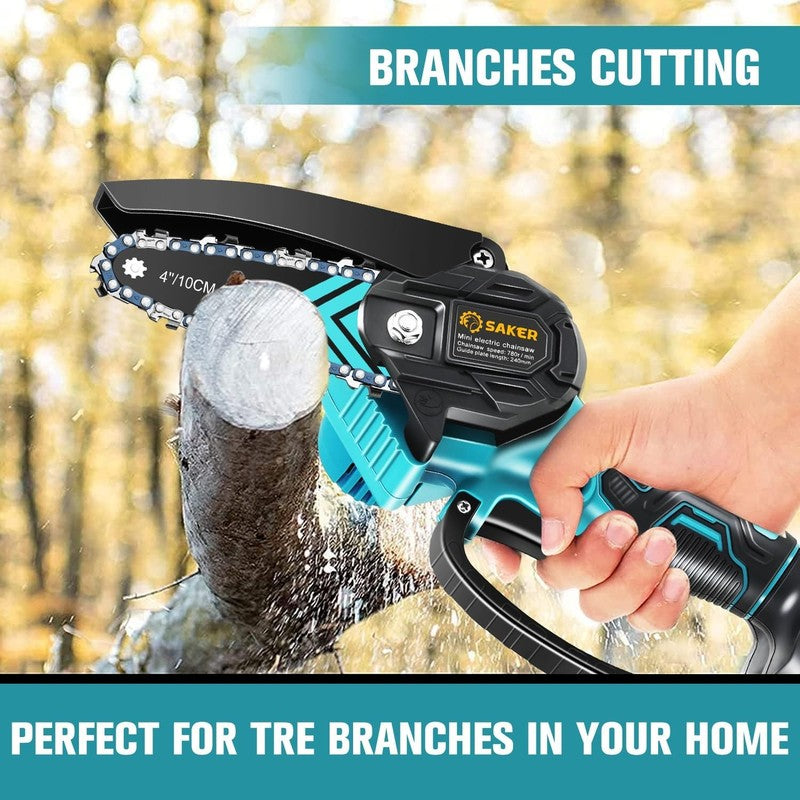 Portable Mini Chainsaw - Cordless Handheld Pruning Shears for Garden & Home7