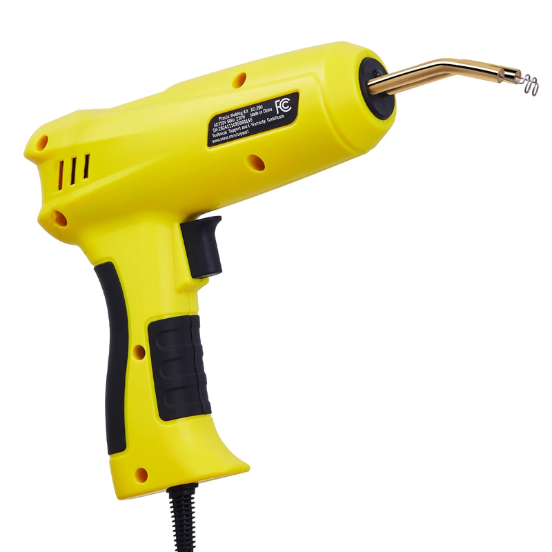 Plastic Welding Kit, 220W Plastic Welder Gun with 1200PCS Hot Staples & 76PCS We8