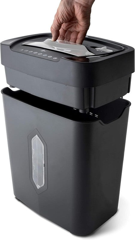 12 Sheet Crosscut Paper & Credit Card Shredder Anti Jam 5.2Gal Wastebasket3