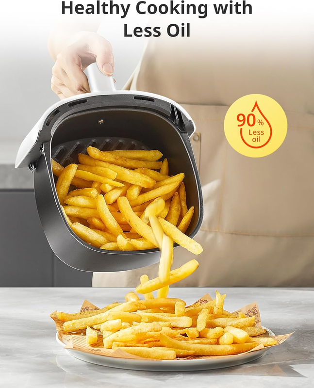 2.1QT Compact Air Fryer 12 Presets Adjustable Temp 180–400°F Nonstick1
