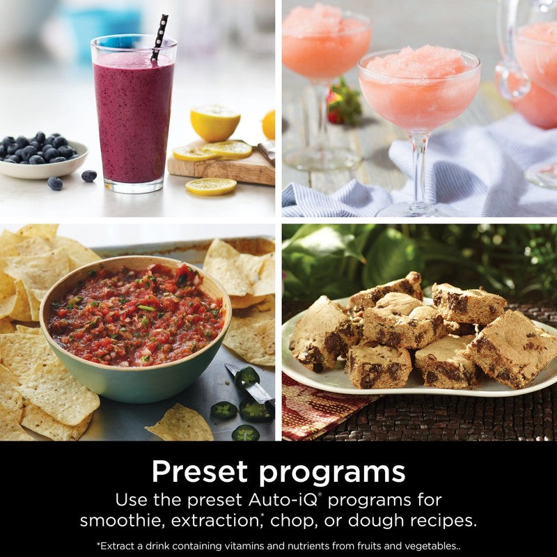 Grand Kitchen System 1200 Watts, Blender, 4 Preset Auto-Iq Programs6