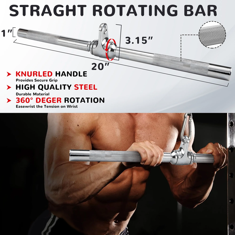 Cable Handle Attachments Universal Fit Lat Pulldown Cable Machine Gym1