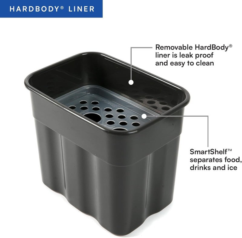 Deep Freeze Zipperless Hardbody Cooler with Insulation & Smartshelf6