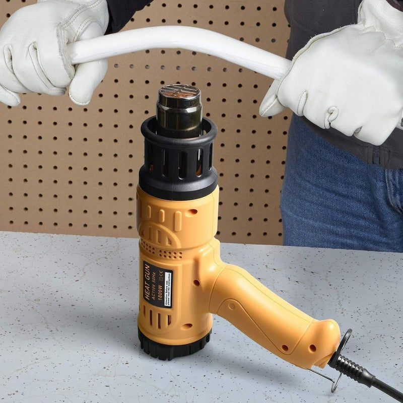 Heat Gun 1800W Variable Temp 122-1202F Hot Air Kit 4 Nozzles Overheat Heavy Duty7