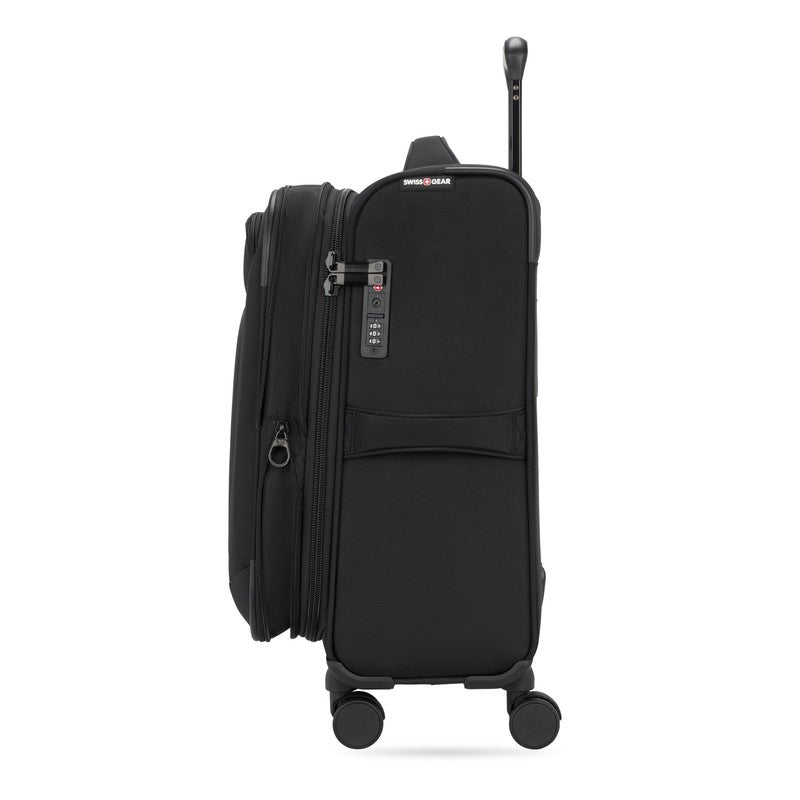 Stride Expandable Carry-On Spinner Luggage with TSA Lock, 8 Wheels, Black5