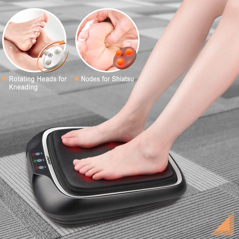 Foot Massager with Heat,Shiatsu Foot Massager for Circulation, Back Massager, Fo1