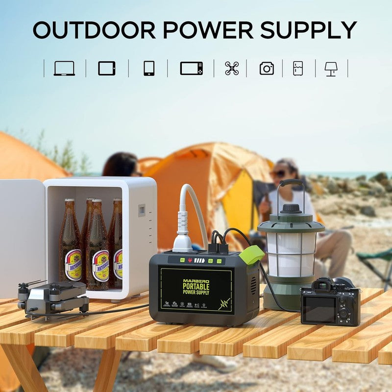 Portable Power Station 88Wh Camping Lithium Battery Solar Generator Fast Chargin3