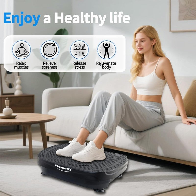 Homesy Vibration Plate Exercise Machine Full Body Shake Home Fitness Gym4