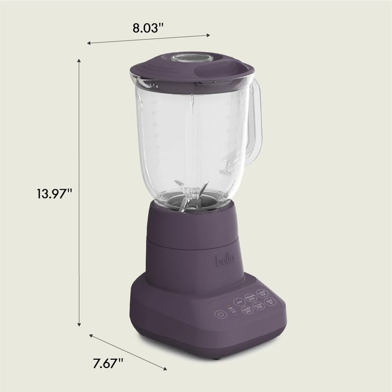 10 Speed Blender Juicer Smoothie Maker 48Oz Slim 450W Plum Dishwasher Safe6