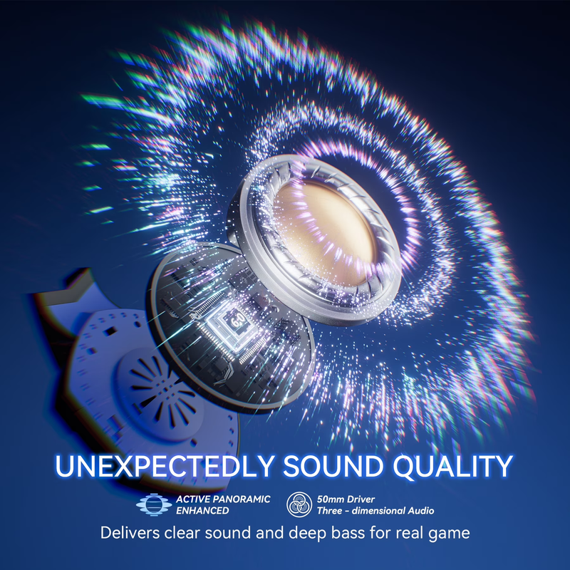 Gaming Headset PS5 PS5 Pro PS4 Xbox Series X/S PC 3.5mm Mic LED1