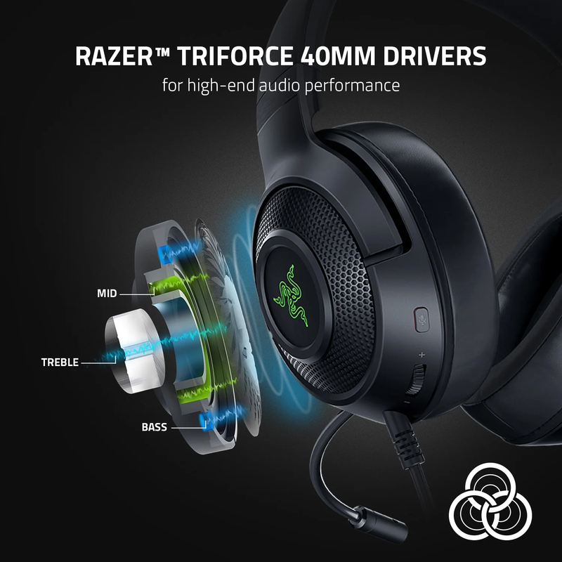 KRAKEN V3 X   Wired USB Gaming Headset2