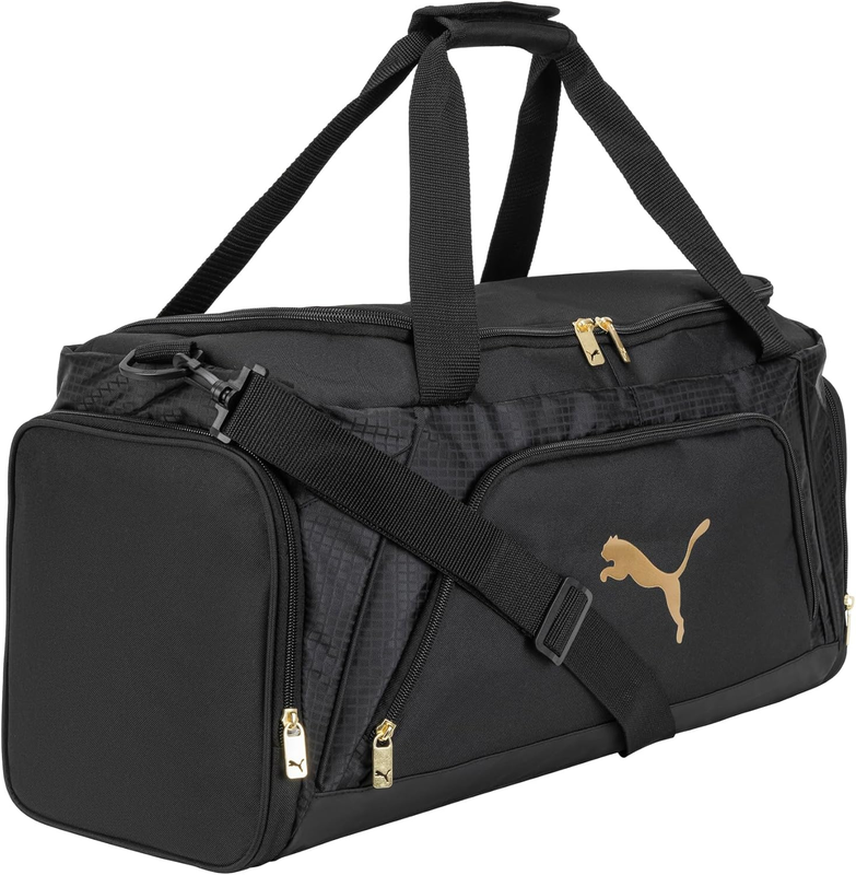 Accelerator Duffel Bag, Black/Gold, OS1