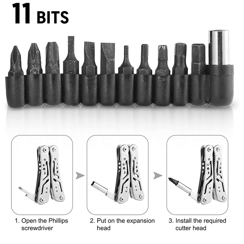 21 in 1 Multitool Folding Pocket Knife Survival Tool Set Hiking Camping5