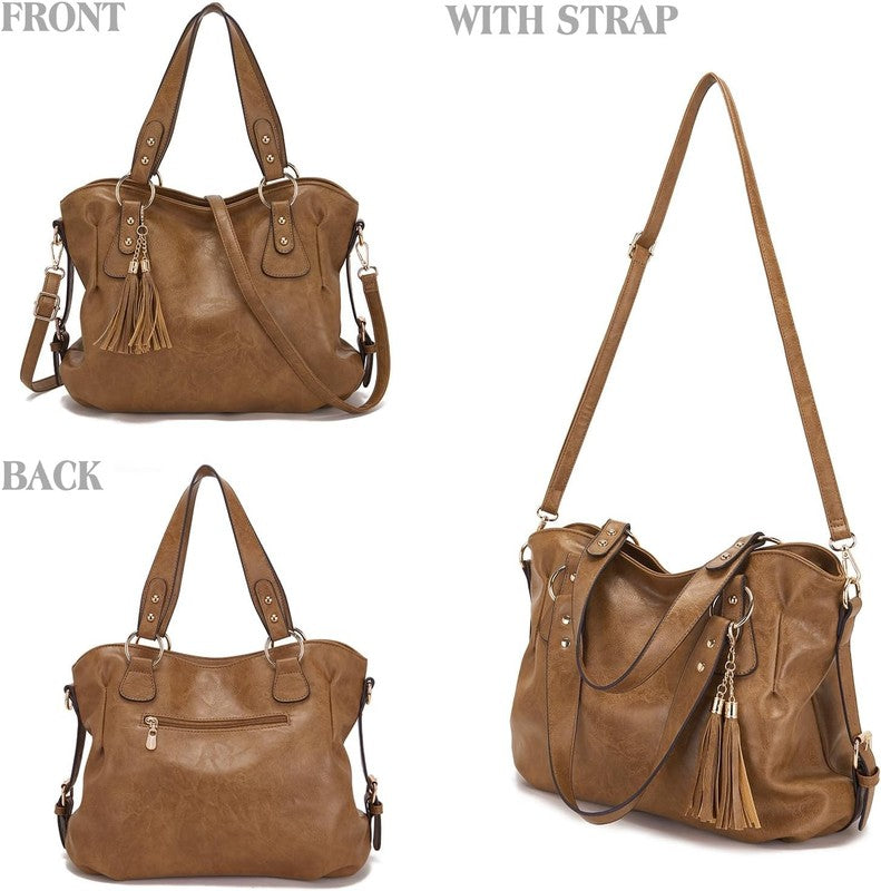 Women Fashion Handbag Set 4PCS Shoulder Bag Satchel Hobo Tote Purse2