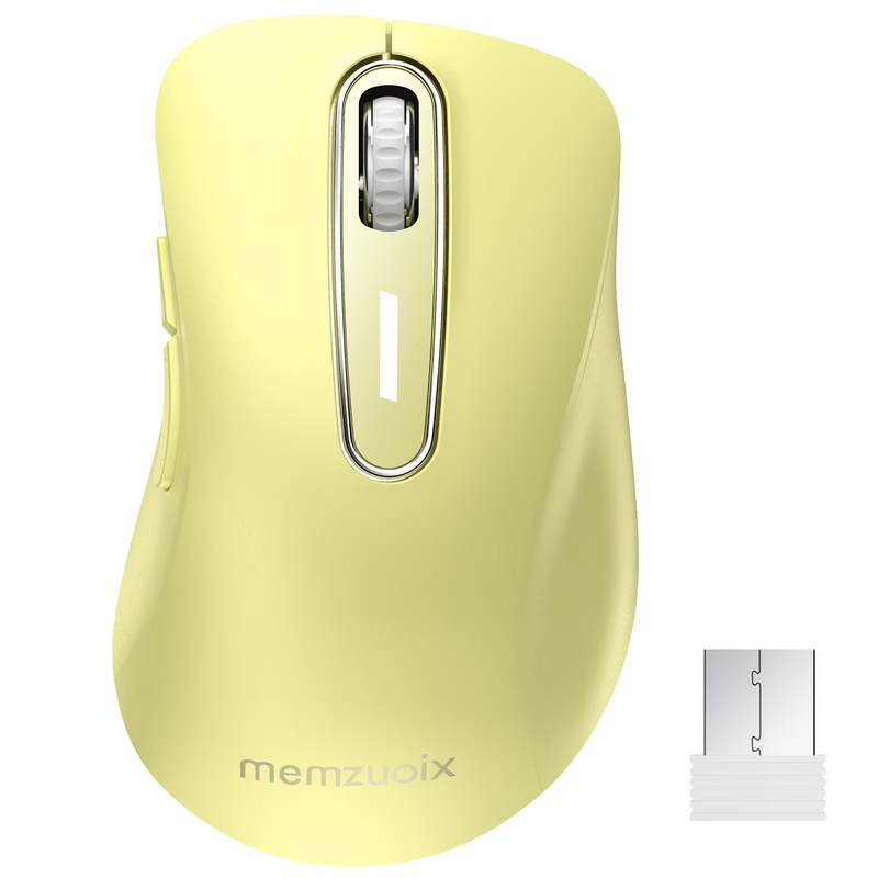 Wireless Optical Mouse 1400 DPI 5 Button USB Receiver for PC Laptop Yellow7