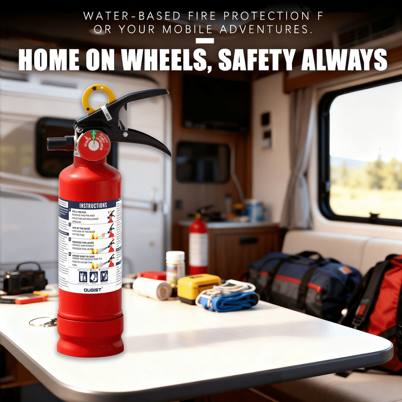 Fire Extinguisher for Home, ABC 2.5 Lb, 1 A:10 B:C, Quick Release Handle7