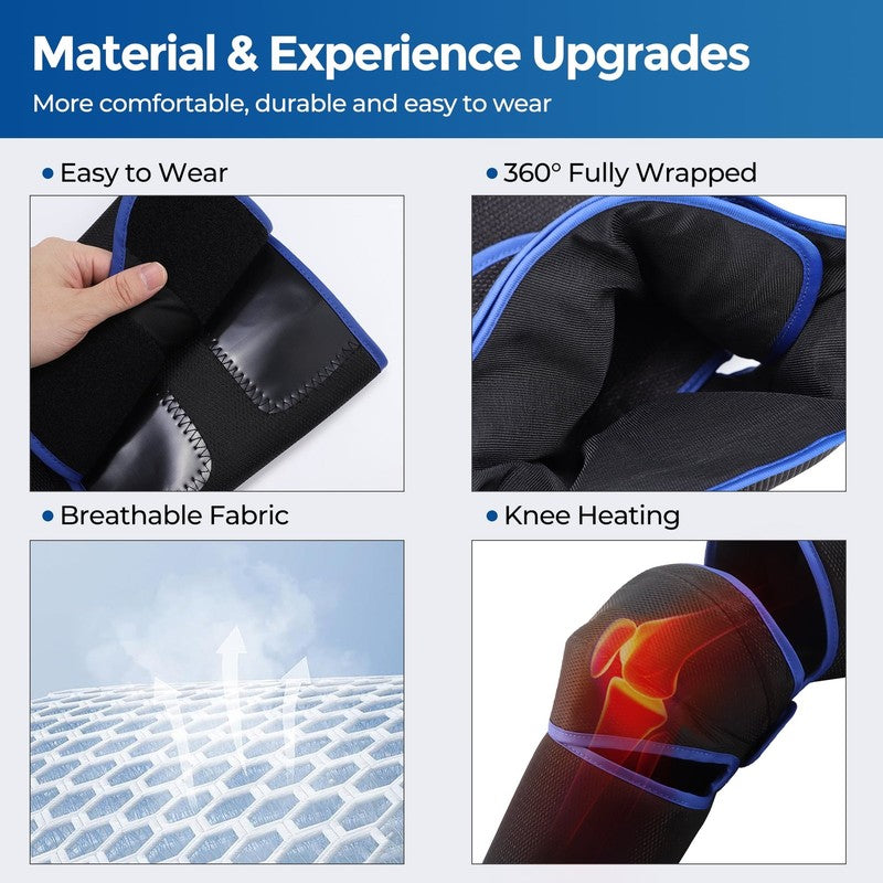 Heated Air Compression Leg Massager Boots Foot Calf Thigh 3 Modes6