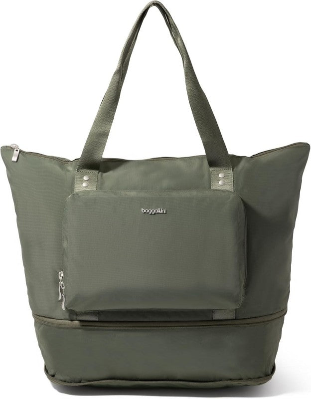 Carryall Expandable Lightweight Travel Tote 22" Packable Folding Compact Nylon W9