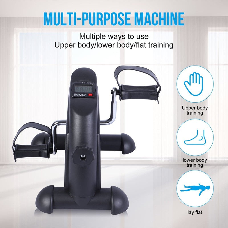 Desk Bike Pedal Exerciser, Mini Exercise Bike Stepper Indoor Exercise, Elder Bik4