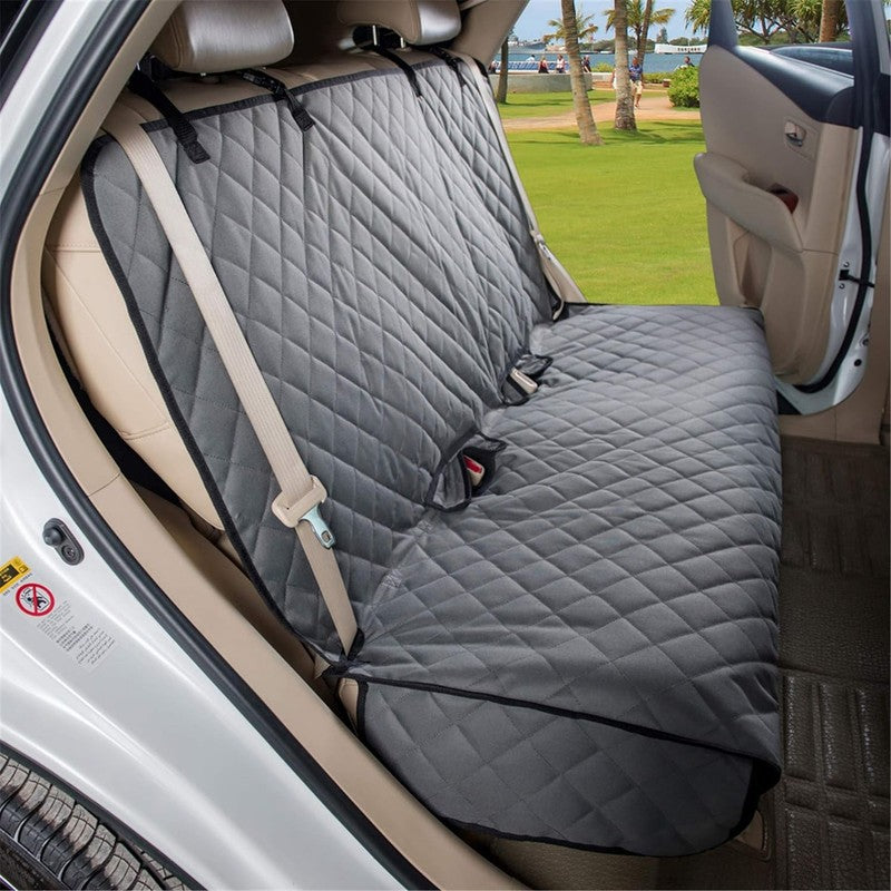 Waterproof Bench Car Seat Cover for Dogs, Nonslip, Grey, Universal Fit1