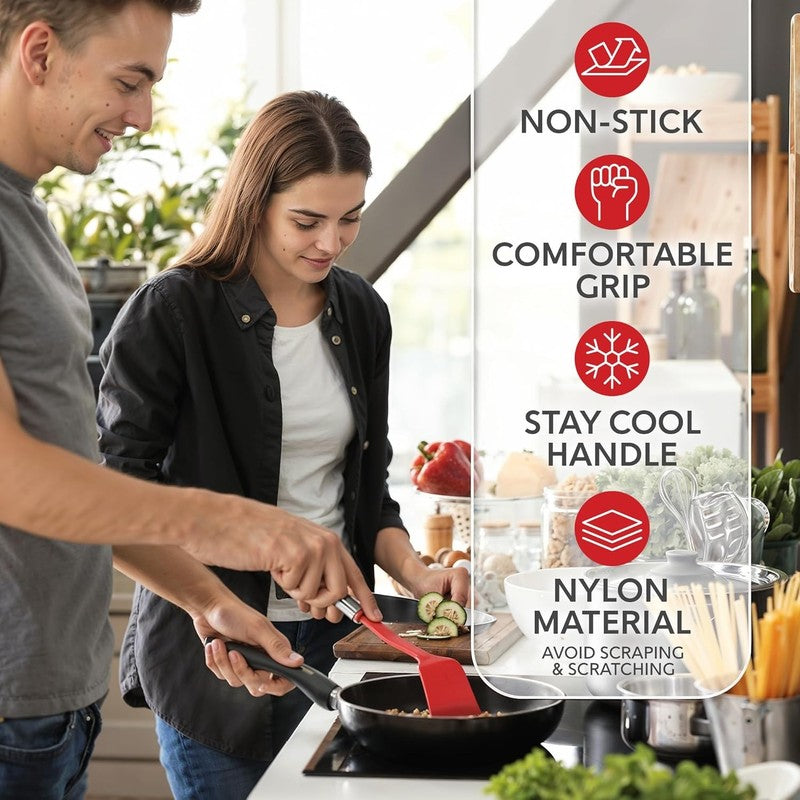 10-Piece Non-Stick Nylon & Stainless Steel Kitchen Utensils Set1