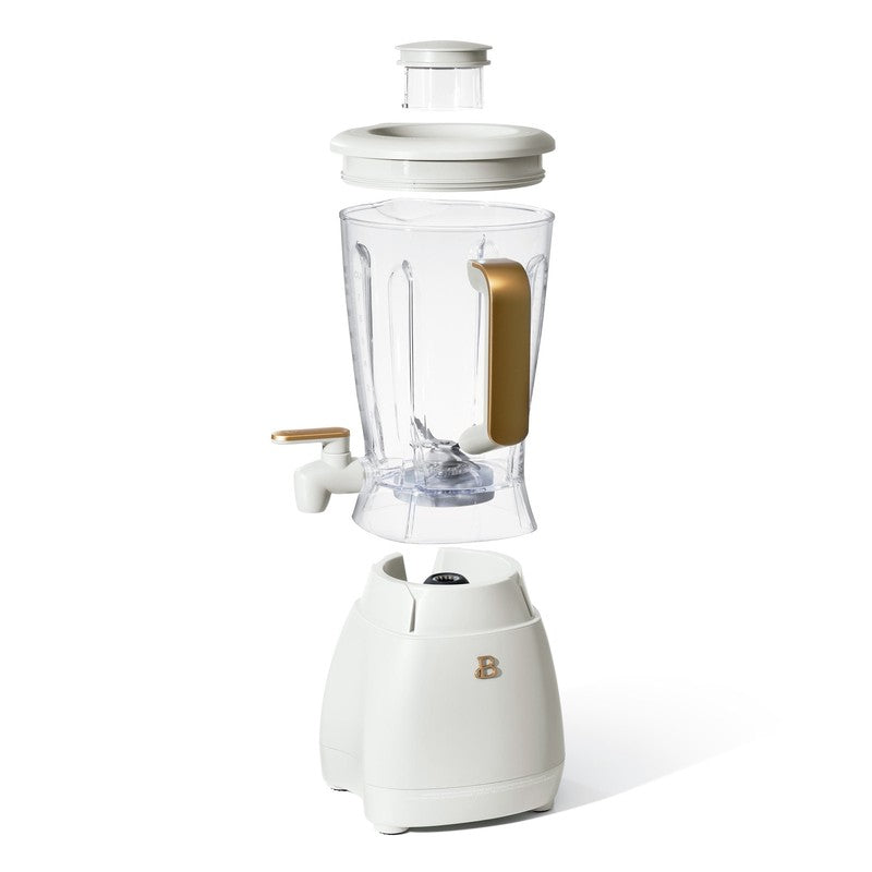 Slush Crush 60 Oz 4-Speed Frozen Drink Maker, White Icing by Drew Barrymore4